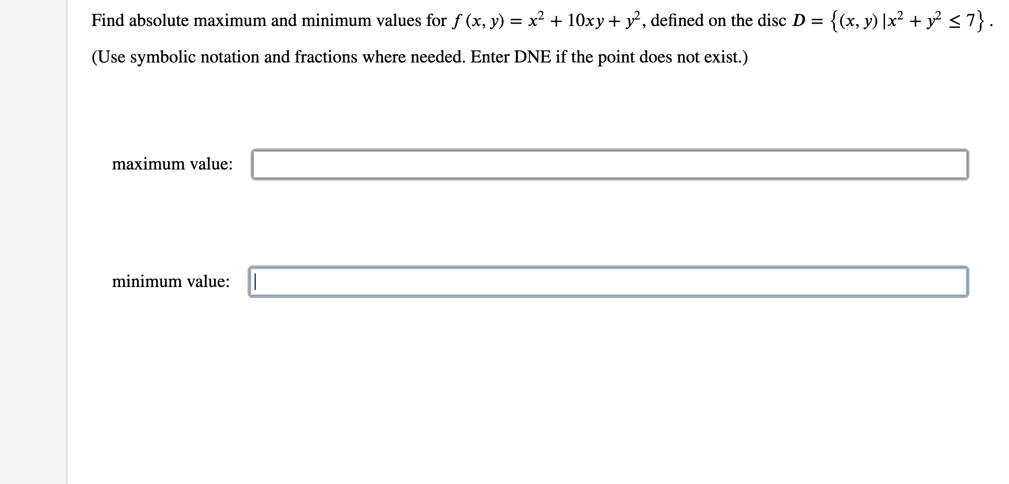 solved-find-absolute-maximum-and-minimum-values-for-chegg