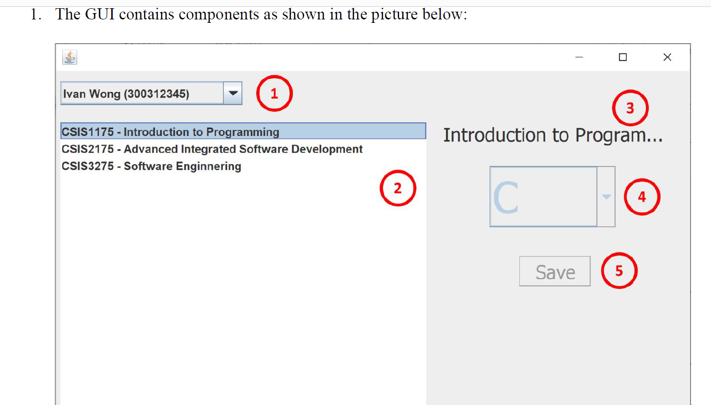 Solved Please read this one I want you to give me a Java | Chegg.com