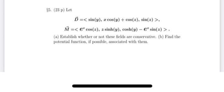 Solved 5 23 P Let D Sin Y Cos Y Cos 3 Sin X Chegg Com