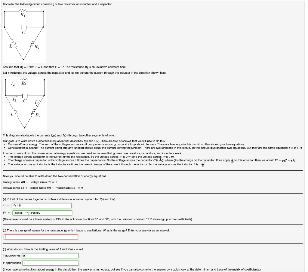 Solved Consider the following circuit consisting of two | Chegg.com
