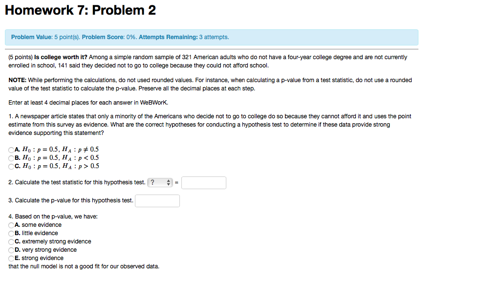 Solved Homework 7: Problem 2 Problem Value: 5 point(s). | Chegg.com