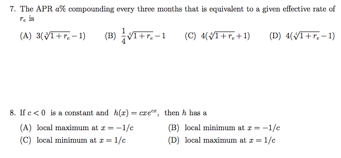Solved If C 0 Is A Constant And H X Cxecx Then H H Chegg Com