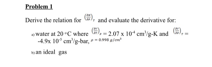 Solved Problem 1 aH Derive the relation for rr and evaluate | Chegg.com