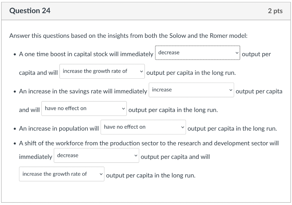 Solved Box 1 options: Increase, decrease, or have no | Chegg.com