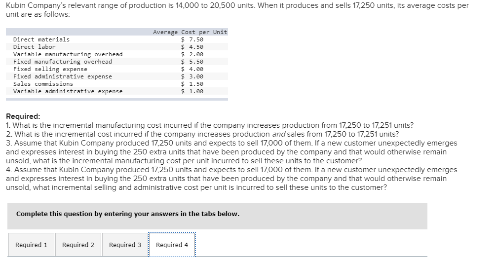 solved-kubin-company-s-relevant-range-of-production-is-chegg