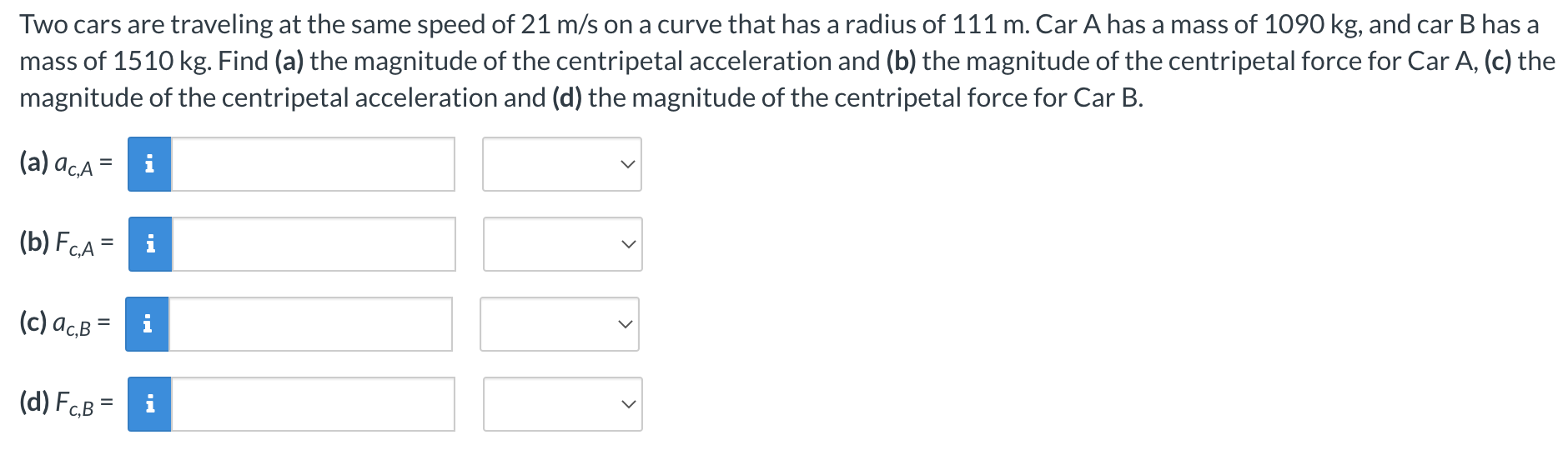 Solved Two Cars Are Traveling At The Same Speed Of 21 M S On Chegg