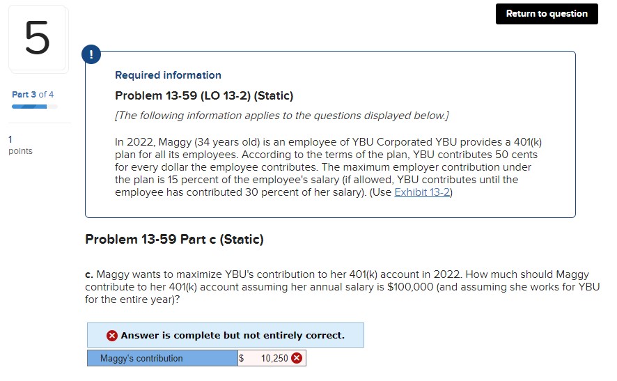 Solved Required Information Problem 13-59 (LO 13-2) (Static) | Chegg.com