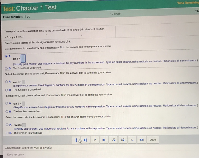 Solved Timo Remaining Test: Chapter 1 Test 10 of 25 Th This | Chegg.com