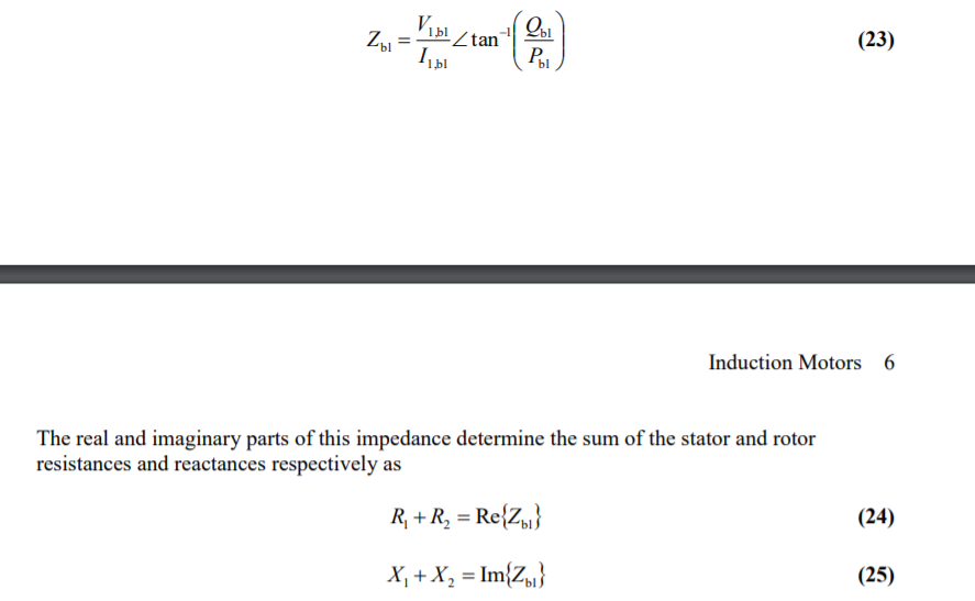 Solved 1. Using the data from the blocked rotor test, | Chegg.com