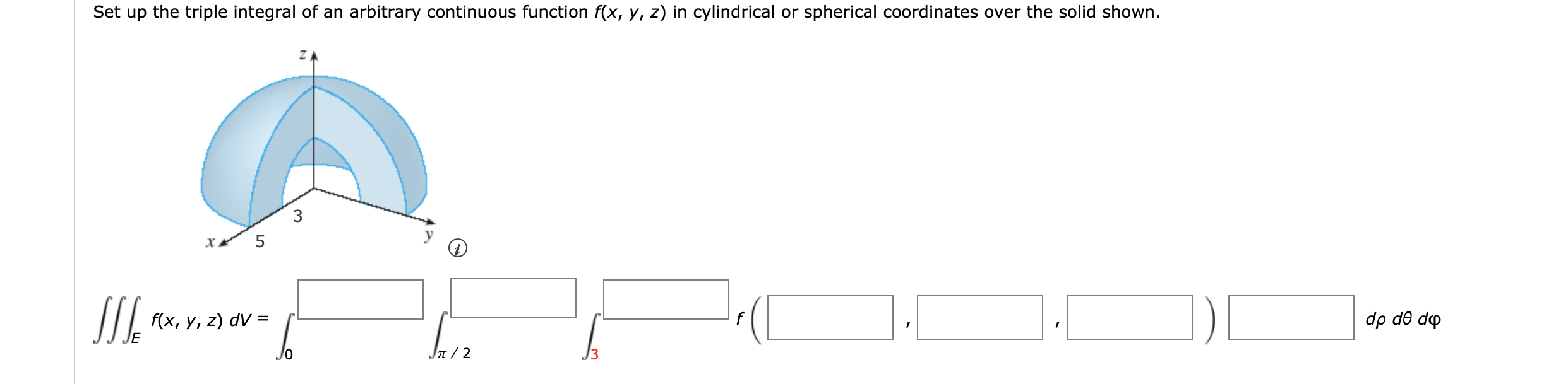 Solved ∭ef X Y Z Dv ∫0