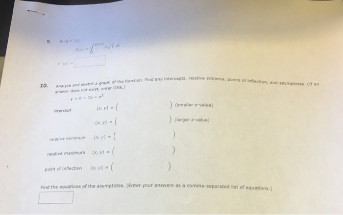 Solved Dx6 Andx 5 Evaluate The Following X De Fx De Fx