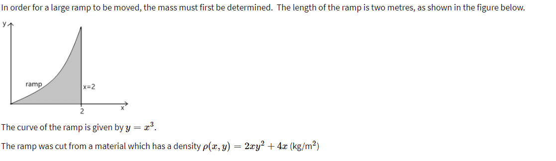 Solved In order for a large ramp to be moved, the mass must | Chegg.com