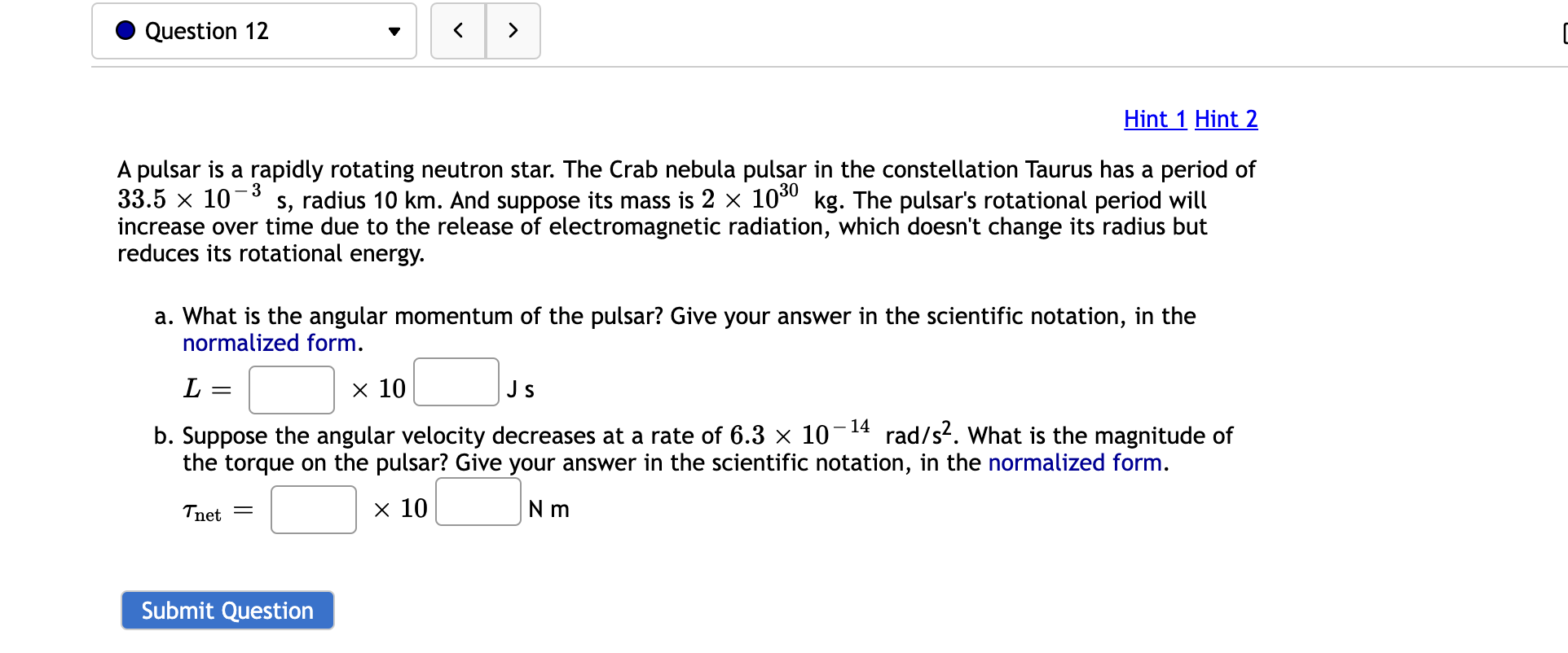 solved-a-pulsar-is-a-rapidly-rotating-neutron-star-the-crab-chegg