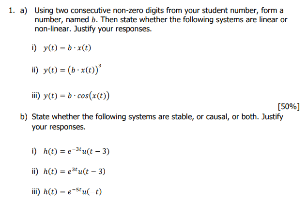 Solved 1. a) Using two consecutive non-zero digits from your | Chegg.com