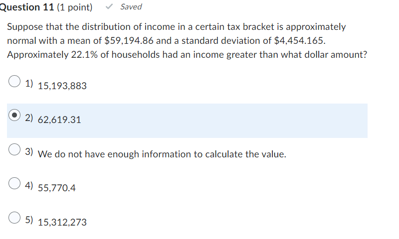 Solved Suppose that the distribution of income in a certain | Chegg.com