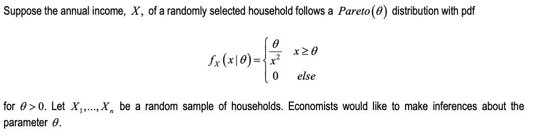 Solved Suppose the annual income, X, of a randomly selected | Chegg.com