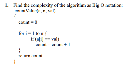 Solved Please do a complete time complexity analysis first. | Chegg.com