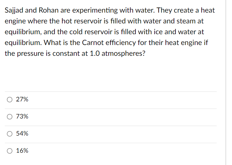 Solved Sajjad and Rohan are experimenting with water. They | Chegg.com
