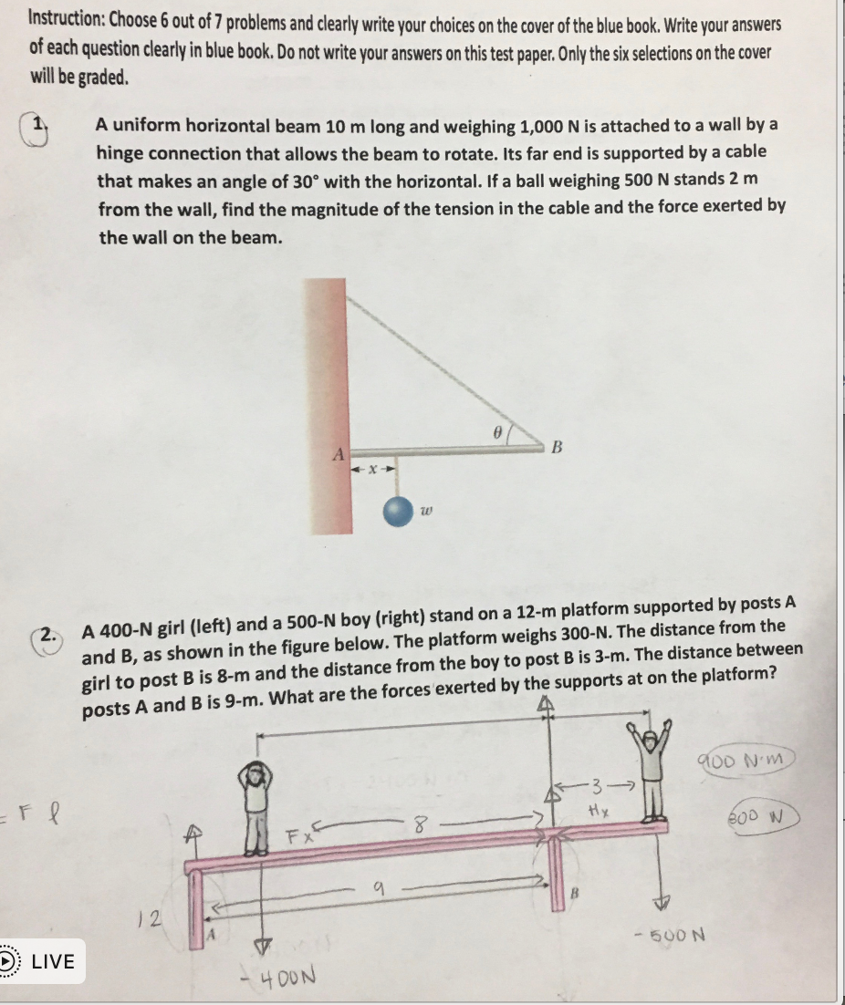 Solved A ball of mass 1kg moving east with a speed of 2 m/s