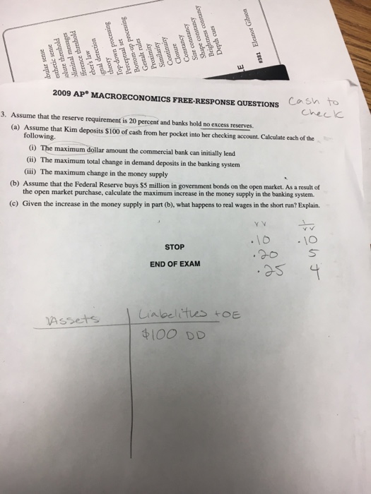 Macroeconomics homework answers frq