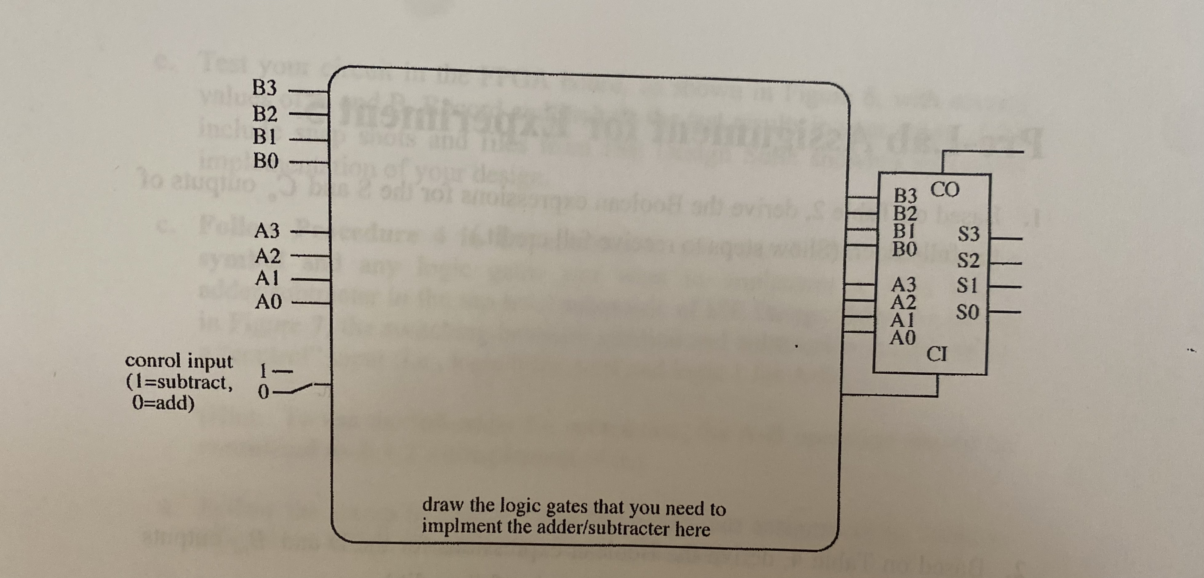 Solved Use The Following 4-bit Binary Full-adder Chip And | Chegg.com