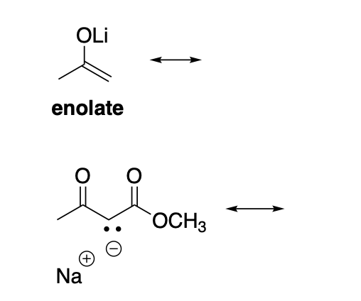 Solved enolate