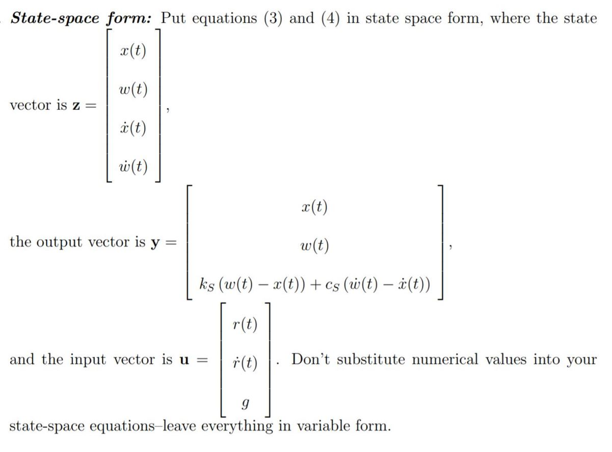 Solved Using Newton S Second Law The Equation Of Motion Chegg Com