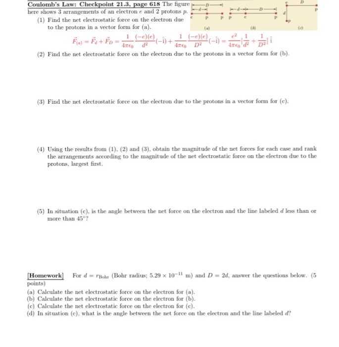 Solved The figure here shows 3 arrangements of an electron e | Chegg.com