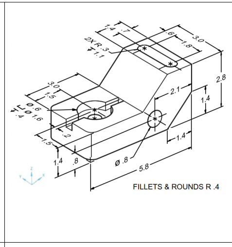 Solved Part-II (Orthographic Projections) Extract the | Chegg.com