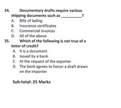 Solved QUESTION 1 Multiple Choice Questions [ 1∗25=25 Marks] | Chegg.com