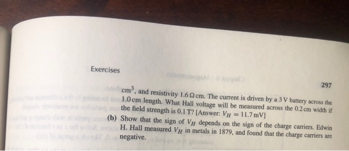 Solved Sec. &.1. The Magnetic Field 8.1. A Hall probe is a | Chegg.com