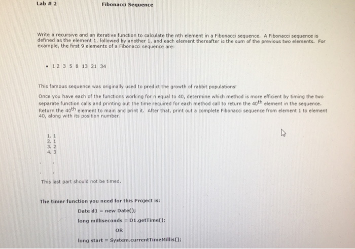 Solved Please write in java! Do each method as it’s own | Chegg.com