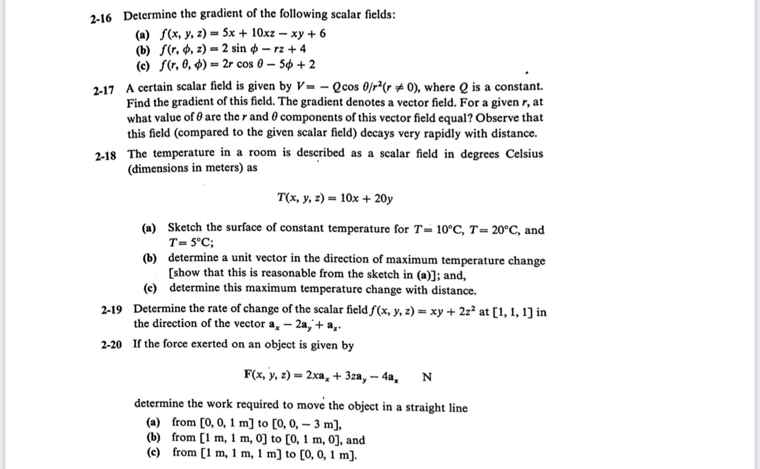 13 Sketch The Following Vector Fields A F X Y Chegg Com