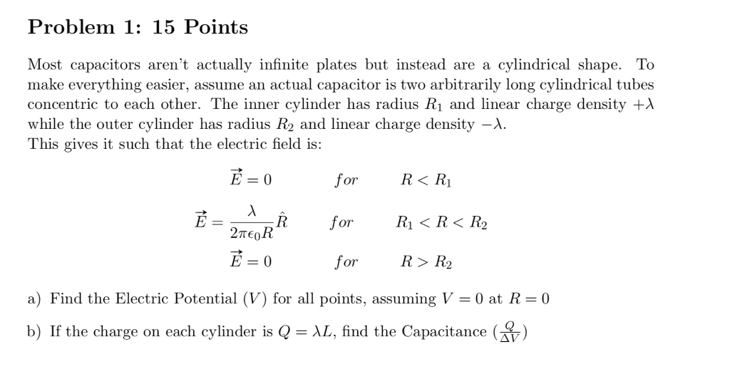 Solved Problem 1: 15 Points Most capacitors aren't actually | Chegg.com