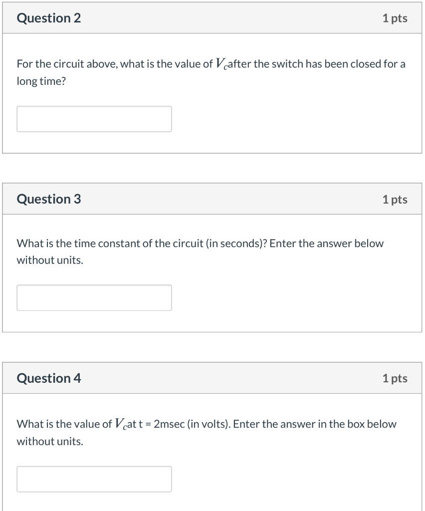 Download Solved Question 1 1 Pts For The Circuit Below Suppose C Chegg Com