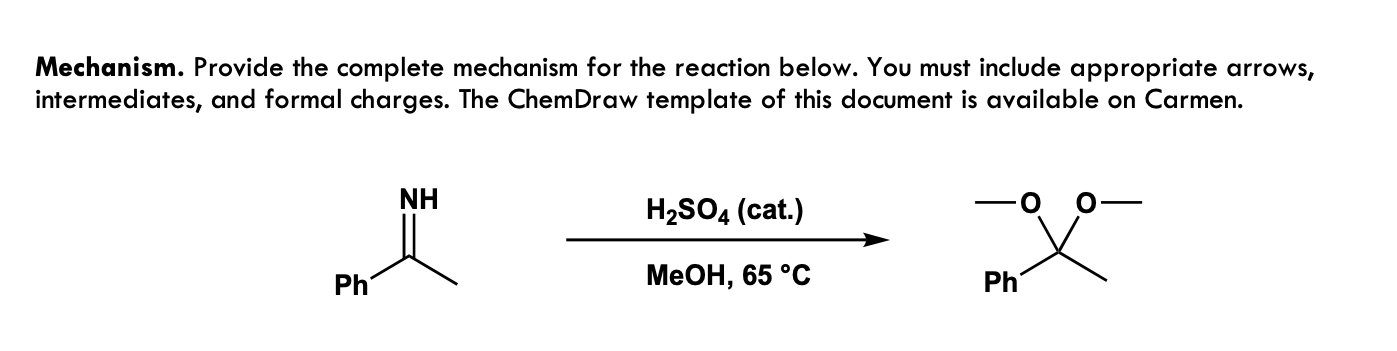 Solved Mechanism. Provide the complete mechanism for the | Chegg.com
