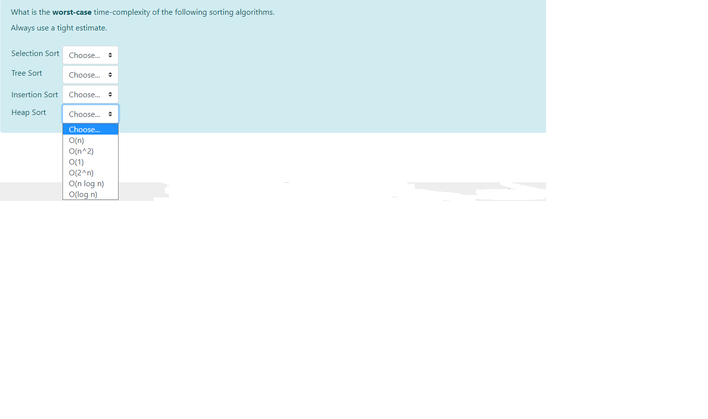 Sorting algorithm visual data 8