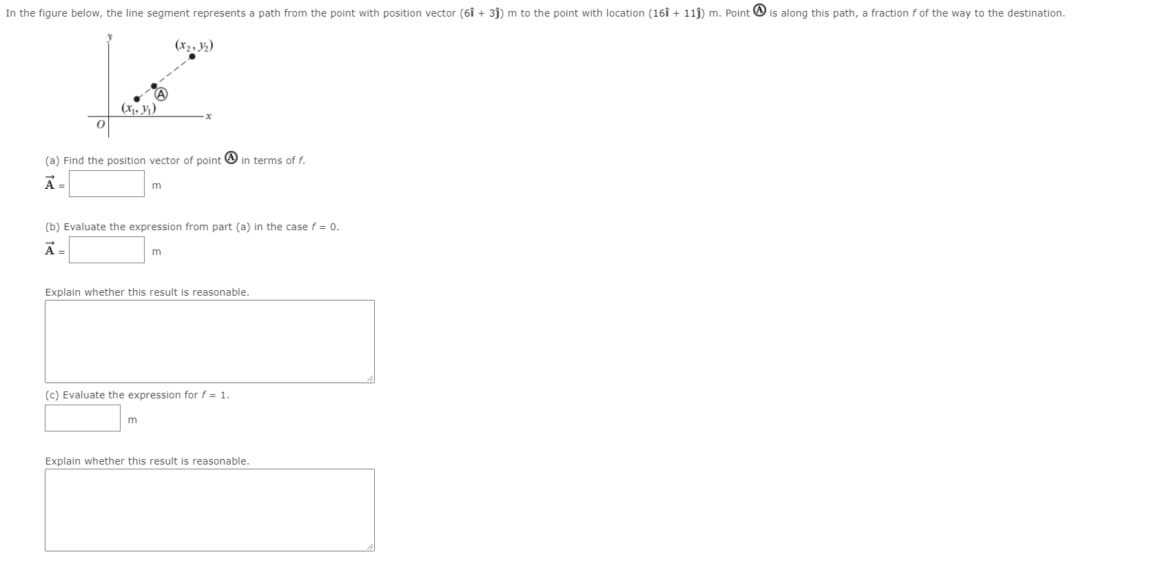 Solved In the figure below, the line segment represents a | Chegg.com