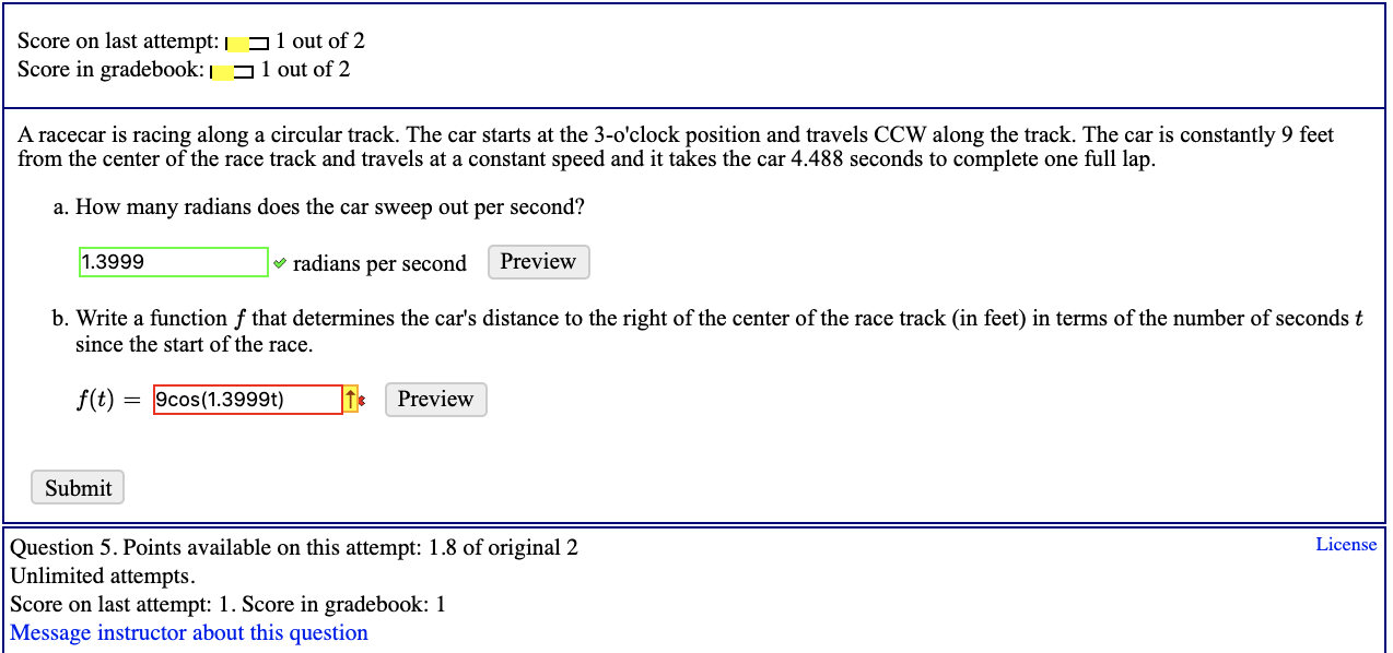 Solved Levi boards a Ferris wheel at the 3o'clock position