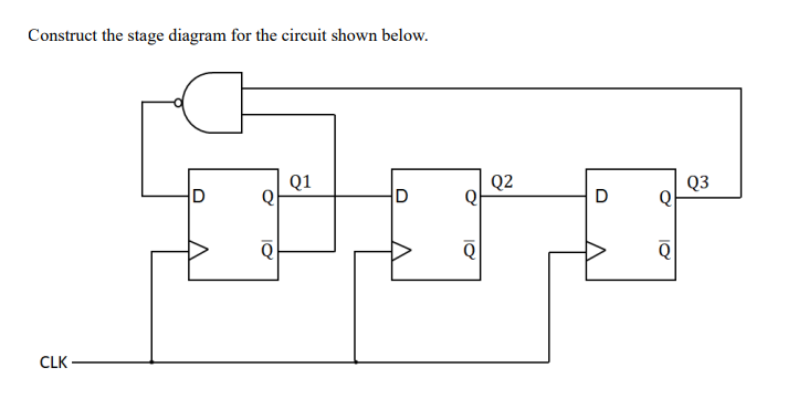 Solved Construct the stage diagram for the circuit shown | Chegg.com