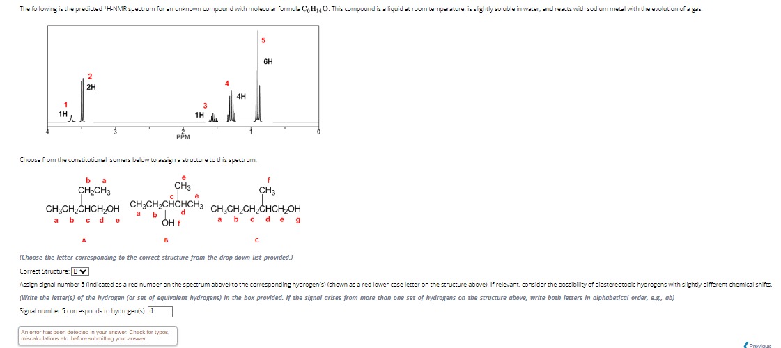 Solved Choose from the constitutional isomers below to