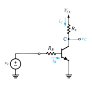 Solved VCC=10V , Vİ=5V , β=100 , RB=100KΩ , | Chegg.com