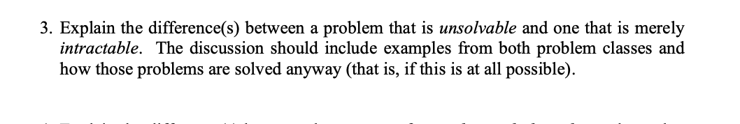 Solved Explain the difference(s) between a problem that is | Chegg.com