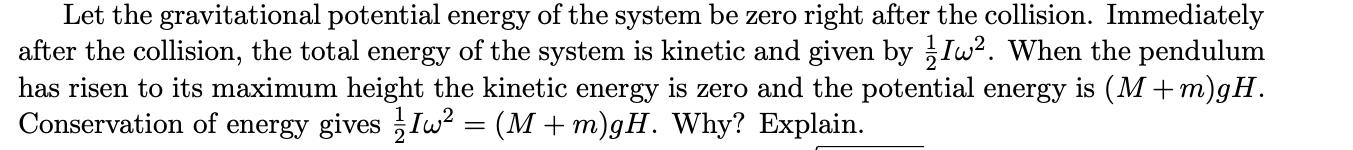Solved Let the gravitational potential energy of the system | Chegg.com