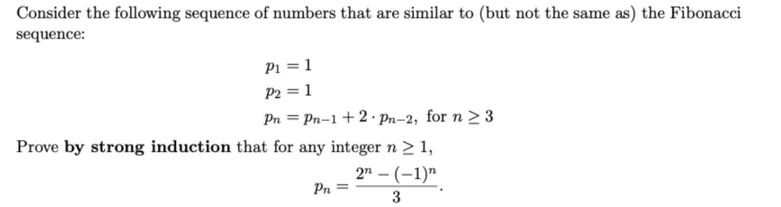 Consider the following sequence of numbers that are similar to (but not the same as) the Fibonacci sequence:
\[
\begin{array}