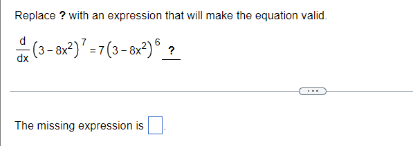 Solved Replace ? with an expression that will make the | Chegg.com