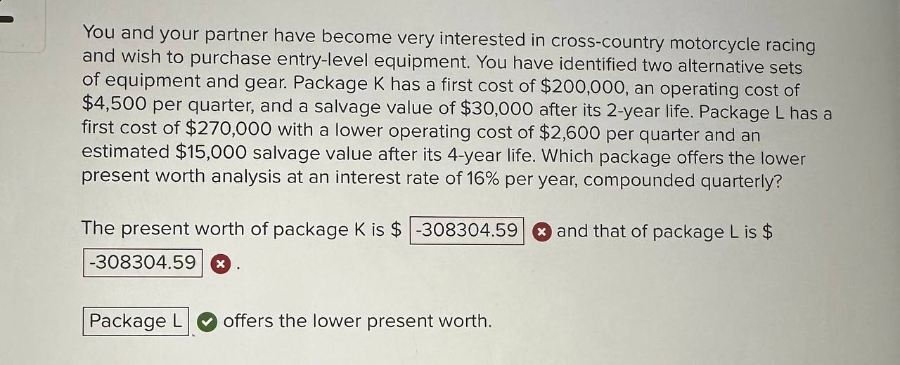 Solved You and your partner have very interested in