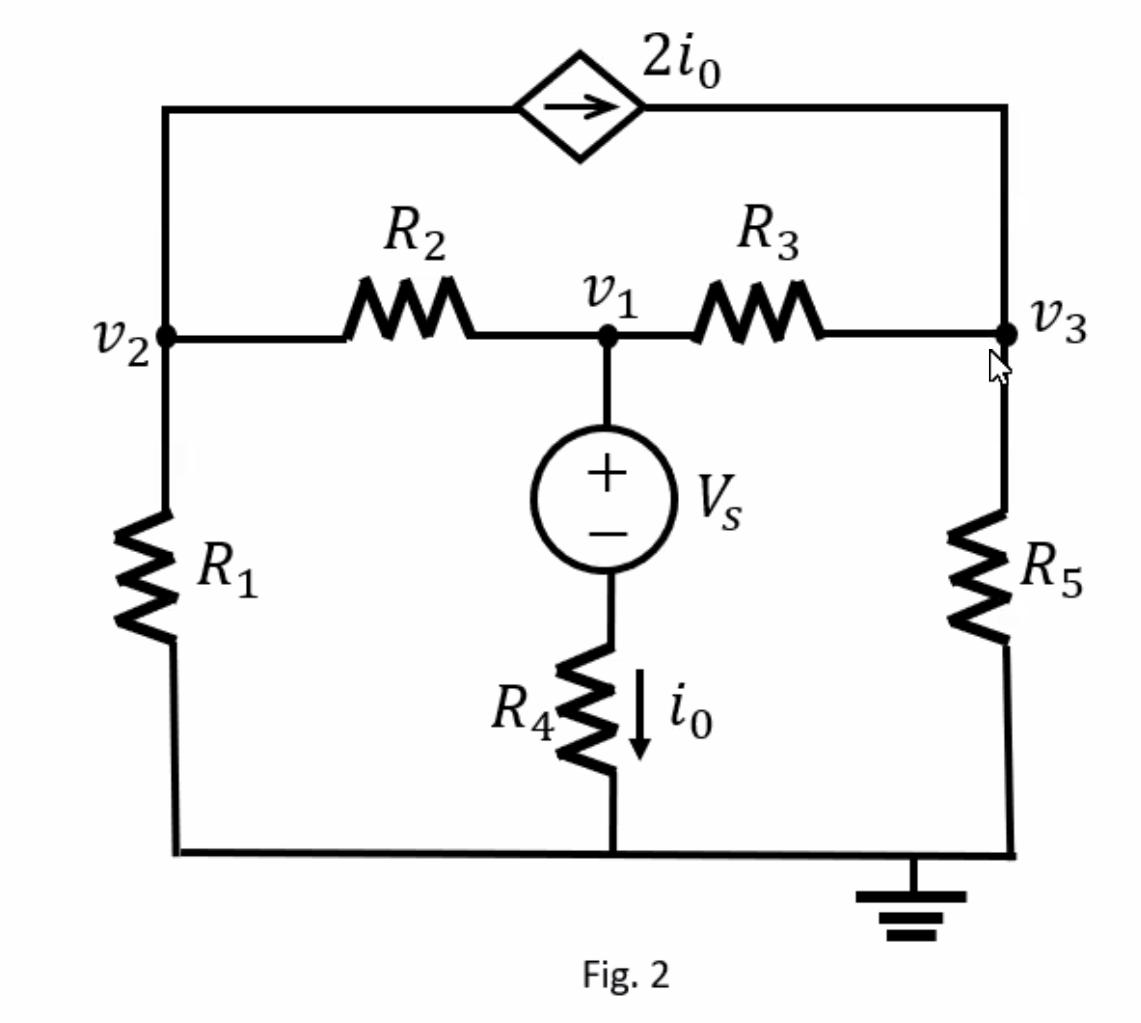 Solved consider the circuit in Fig. 2, where ground and | Chegg.com