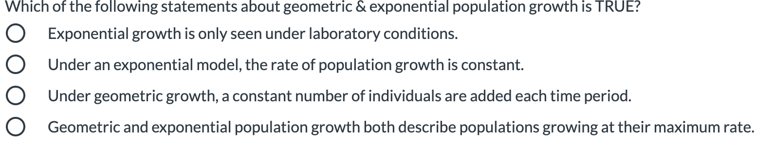 Solved Which of the following statements about geometric & | Chegg.com