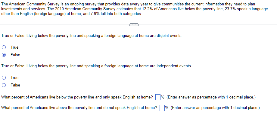 Solved The American Community Survey Is An Ongoing Survey | Chegg.com